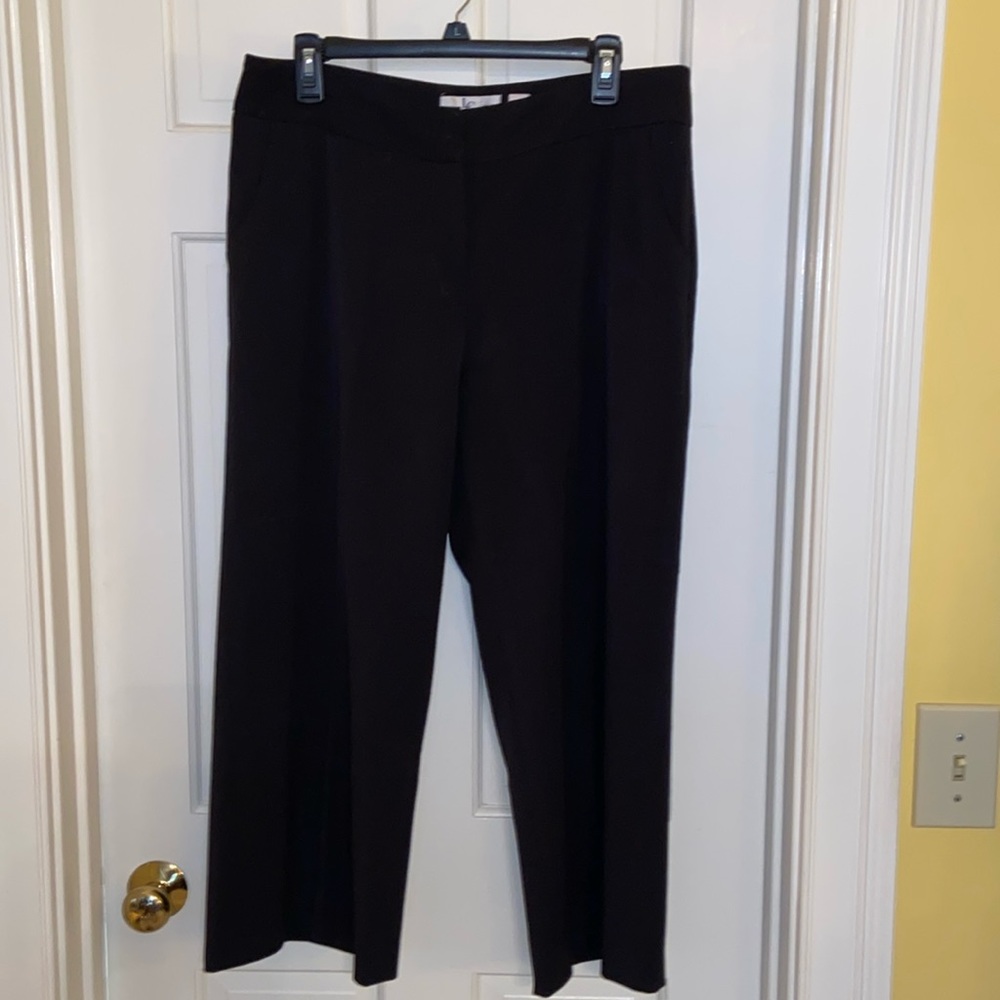 Lena Gabrielle Black Wide Leg Goucho Style Pants